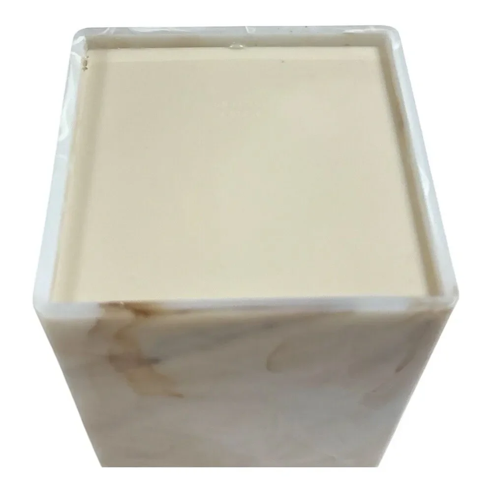 Vintage Dixie Cup Dispenser Faux Marble Bathroom Pop Up Plastic With 44 Cups